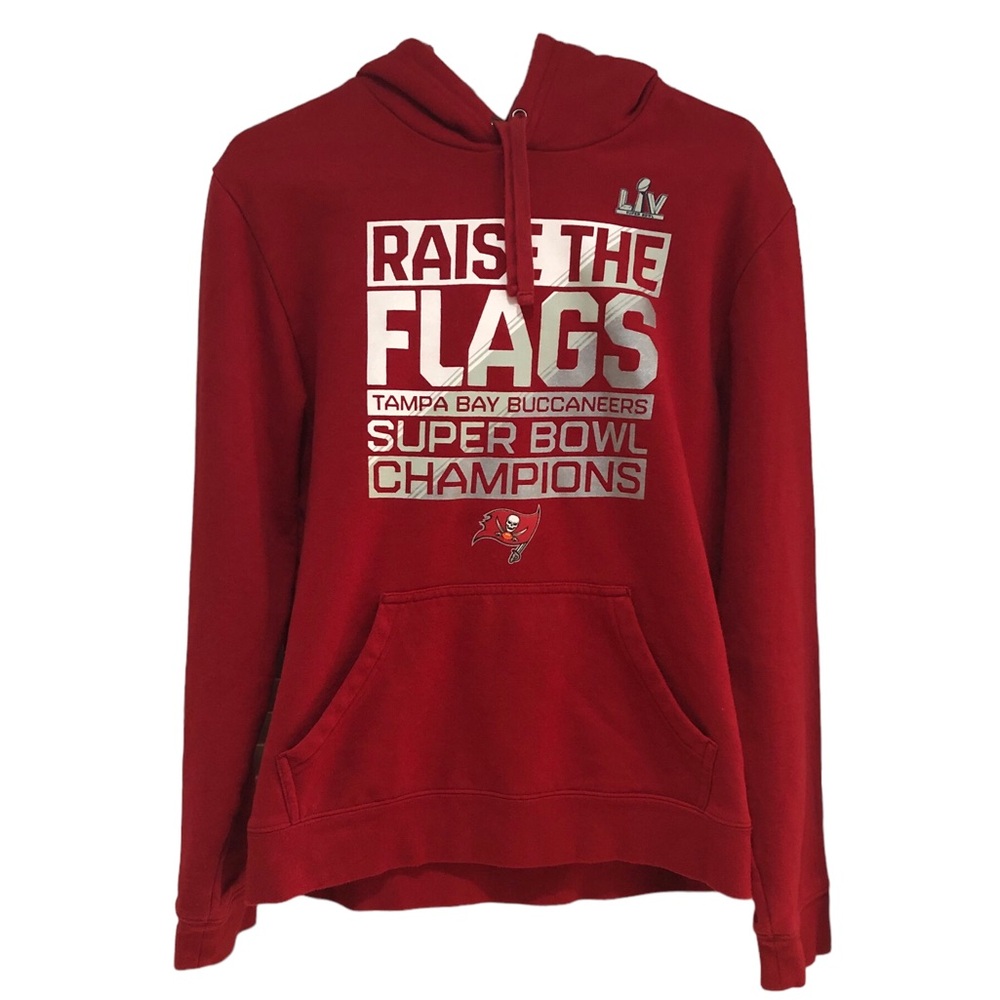 Tampa Bay Buccaneers Super Bowl Sweatshirt w Hood Sz M